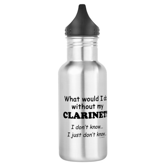 Was würde ich tun, Klarinette? Edelstahlflasche (Links)