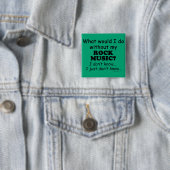 Was würde ich tun, Rock Music? Button (Beispiel)