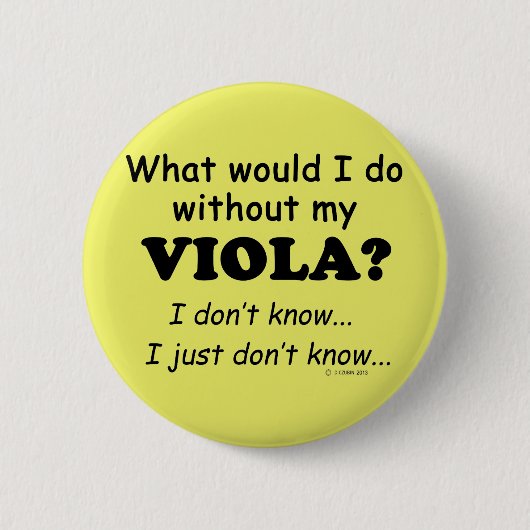 Was würde ich tun, Viola? Button (Vorderseite)