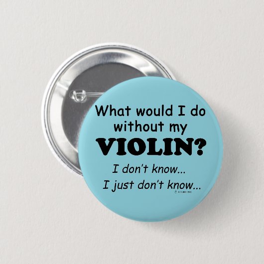 Was würde ich tun, Violine? Button (Vorne & Hinten)