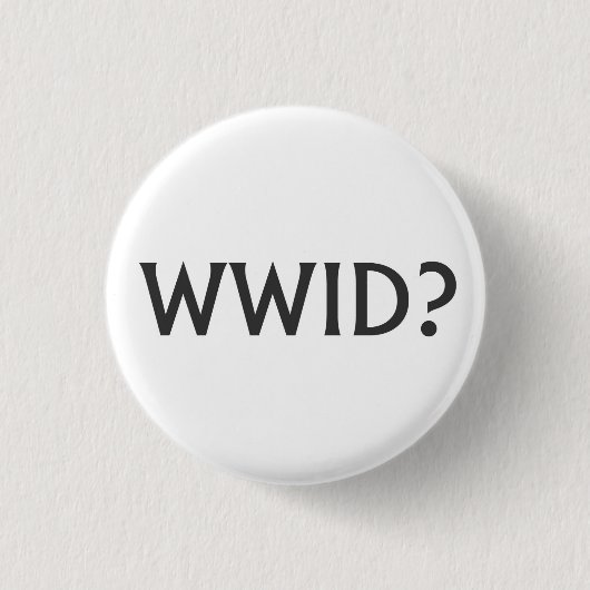 Was würde Isobel tun? Button (Vorderseite)