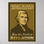 Was würde Jefferson tun? Poster (Vorne)