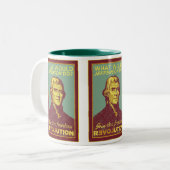 Was würde Jefferson tun? Tasse (Vorderseite Links)