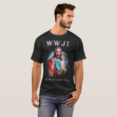 Was würde Jesus lustigen Golf Men & Women werfen? T-Shirt (Vorne ganz)