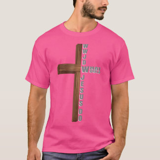 Was würde Jesus mit W.W.J.D Christlich tun? T-Shirt