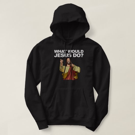 Was würde Jesus T - Shirt machen? (Design vorne)
