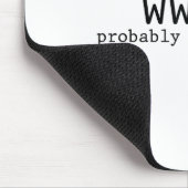 Was würde Jesus tun? Wahrscheinlich Tische umwerfe Mousepad (Ecke)