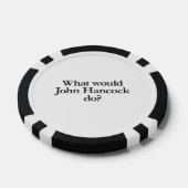 Was würde john hancock tun? pokerchips (Einzeln)