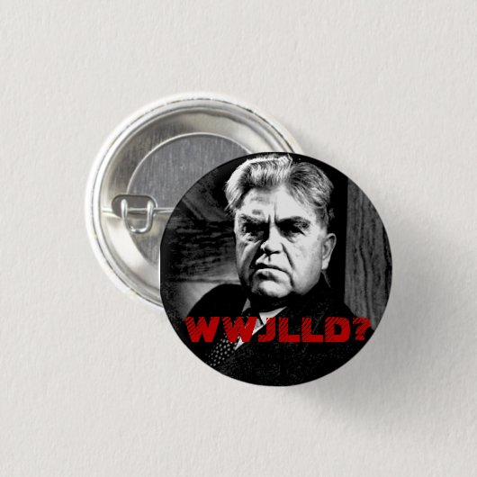 Was wurde John L. Lewis Do? Knopf Button (Vorne & Hinten)