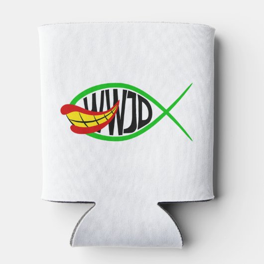 Was würde Joker tun? Dosenkühler (Rückseite)