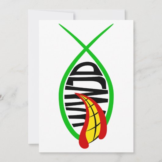 Was würde Joker tun? Feiertagskarte (Vorderseite)