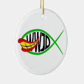 Was würde Joker tun? Keramik Ornament (Rechts)