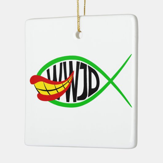 Was würde Joker tun? Keramikornament (Links)