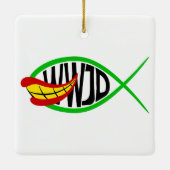 Was würde Joker tun? Keramikornament (Rückseite)