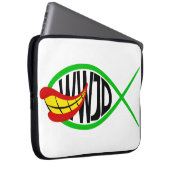 Was würde Joker tun? Laptopschutzhülle (Vorne Rechts)