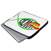Was würde Joker tun? Laptopschutzhülle (Vorne Knopf)