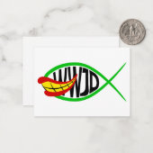 Was würde Joker tun? Mitteilungskarte (Vorderseite/Rückseite Beispiel)