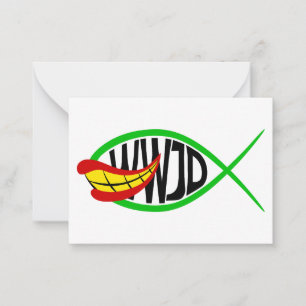 Was würde Joker tun? Mitteilungskarte