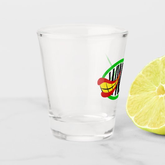 Was würde Joker tun? Schnapsglas (Links)