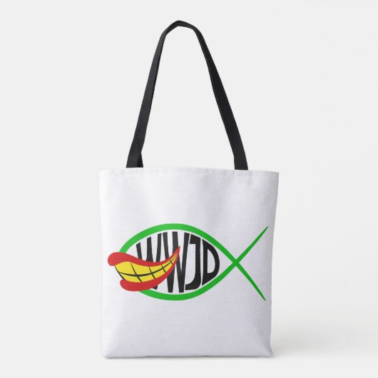 Was würde Joker tun? Tasche (Rückseite)