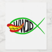 Was würde Joker tun? Weinetikett (Einzelnes Label)