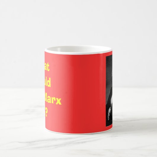 Was würde Karl Marx tun? Tasse (Mittel)