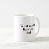 Was würde krishna tun? kaffeetasse (VorderseiteRechts)