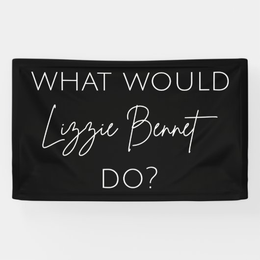 Was würde Lizzie Bennet tun? Banner (Horizontal)