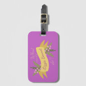 Was würde Lizzie Bennet tun? II Gepäckanhänger (Vorderseite Vertikal)