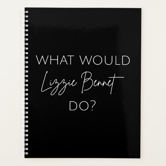 Was würde Lizzie Bennet tun? Planer (Vorderseite)