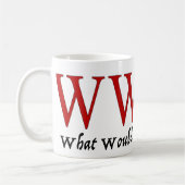 Was würde Machiavelli tun? Kaffeetasse (Links)