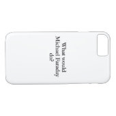 Was würde michael faraday tun? Case-Mate iPhone hülle (Rückseite (Horizontal))