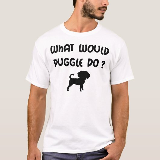Was würde Puggle tun? T-Shirt (Vorderseite)