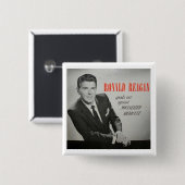 Was würde Reagan tun? Button (Vorne & Hinten)