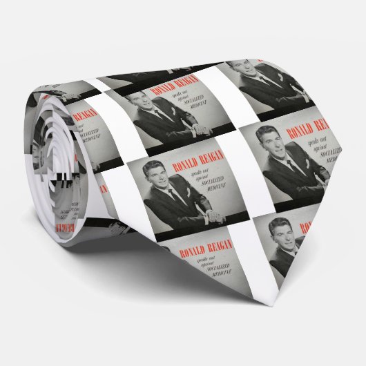 Was würde Reagan tun? Krawatte (Gerollt)