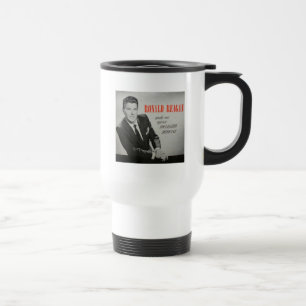 Was würde Reagan tun? Reisebecher