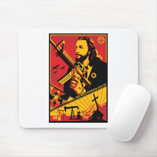 Was würde republikanischer Jesus tun? Mousepad (Mit Mouse)