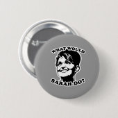 Was würde Sarah tun? Button (Vorne & Hinten)