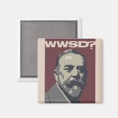 Was würde Sargent tun? Magnet (Vorderseite/Rückseite)