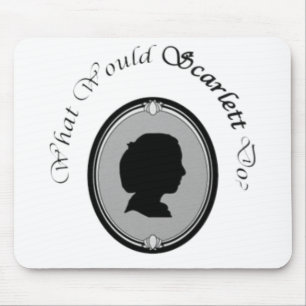  Was würde Scarlett tun?Mousepad Mousepad