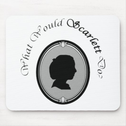  Was würde Scarlett tun?Mousepad Mousepad (Vorne)