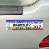 Was würde Smedley Butler tun? Autoaufkleber (Auf Auto)