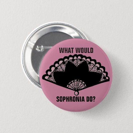 Was würde Sophronia tun? Abzeichen der Abschlusssc Button (Vorne & Hinten)