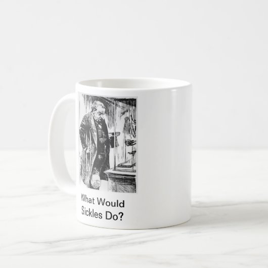 Was würden Sicheln tun? Zivile Kaffeetasse (Vorderseite Links)