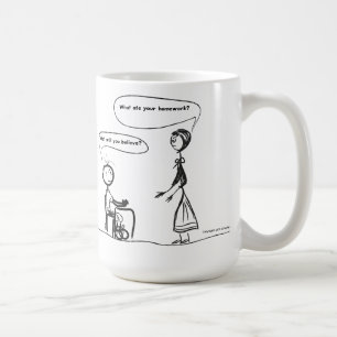 Was würden Sie aßen meine Hausaufgaben glauben? Kaffeetasse