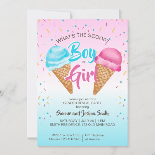 Was zeigt das Kupfer-Eis-Geschlecht? Einladung (Vorderseite)