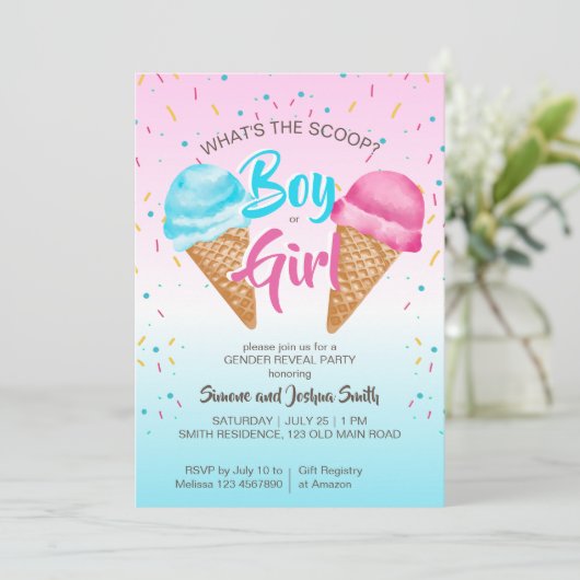 Was zeigt das Kupfer-Eis-Geschlecht? Einladung (Stehend Vorderseite)