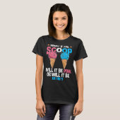 Was zeigt die Genderoffenbarung des Scoop, die Eis T-Shirt (Vorne ganz)