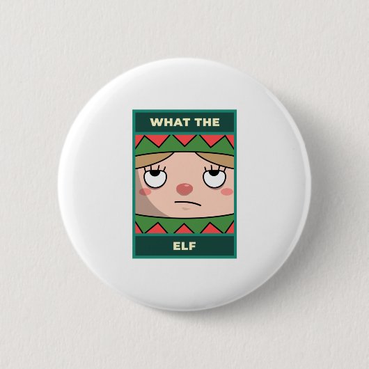 Was zum Elfen Button (Vorderseite)