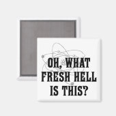 Was zum Henker ist das? Magnet (Vorderseite/Rückseite)